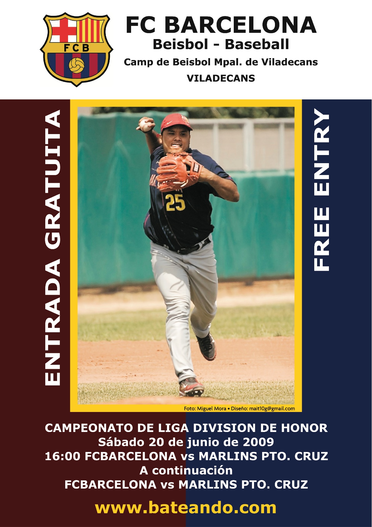 Tenerife Marlins at FC Barcelona in Viladecans