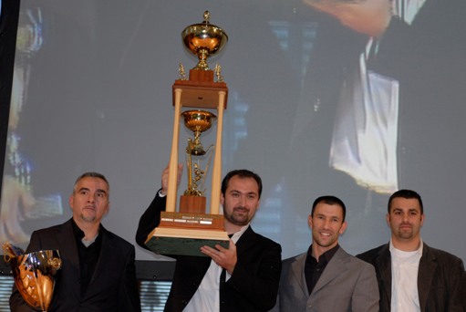 Fortitudo Bologna present Championship Trophy
