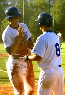 Alex Liddi during the 2008 European Championship in Pamplona