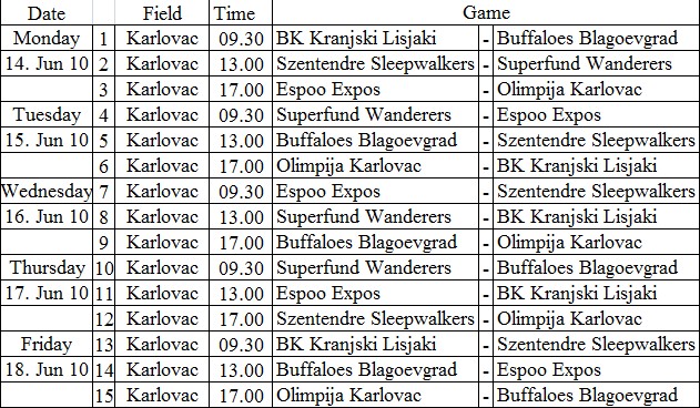 Schedule_Karlovac