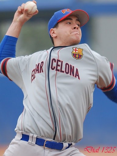 Barcelona didn't need much Pitching this Weekend in Spanish Baseball