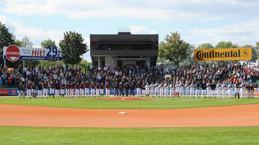 1,300 people saw game two of the German Finals on Sunday