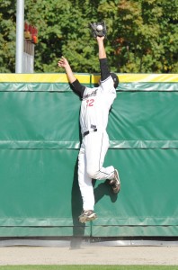 Rodney Gessmann robs Andy Janzen of two-run homerun in the first