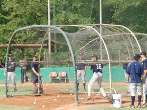 Batting Practice at MLB European Academy