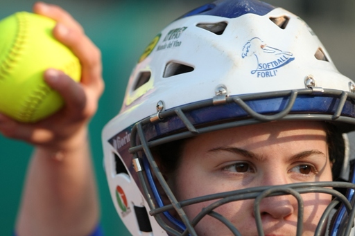Italian Softball League Catcher Fiorini Forli