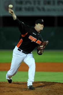 Jim Brower pitched a no-hitter in his first start for Rimini