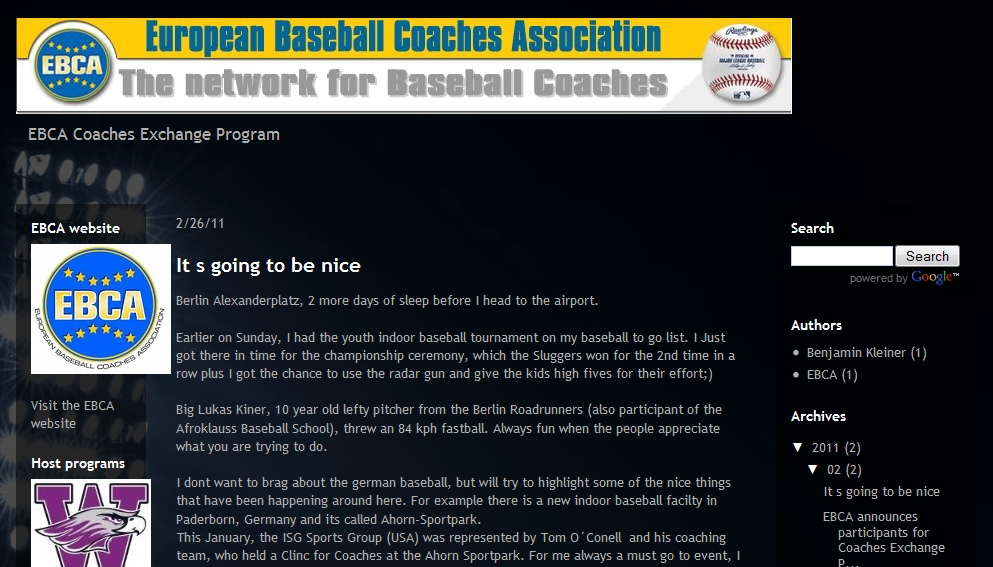 EBCA Blog Screenshot