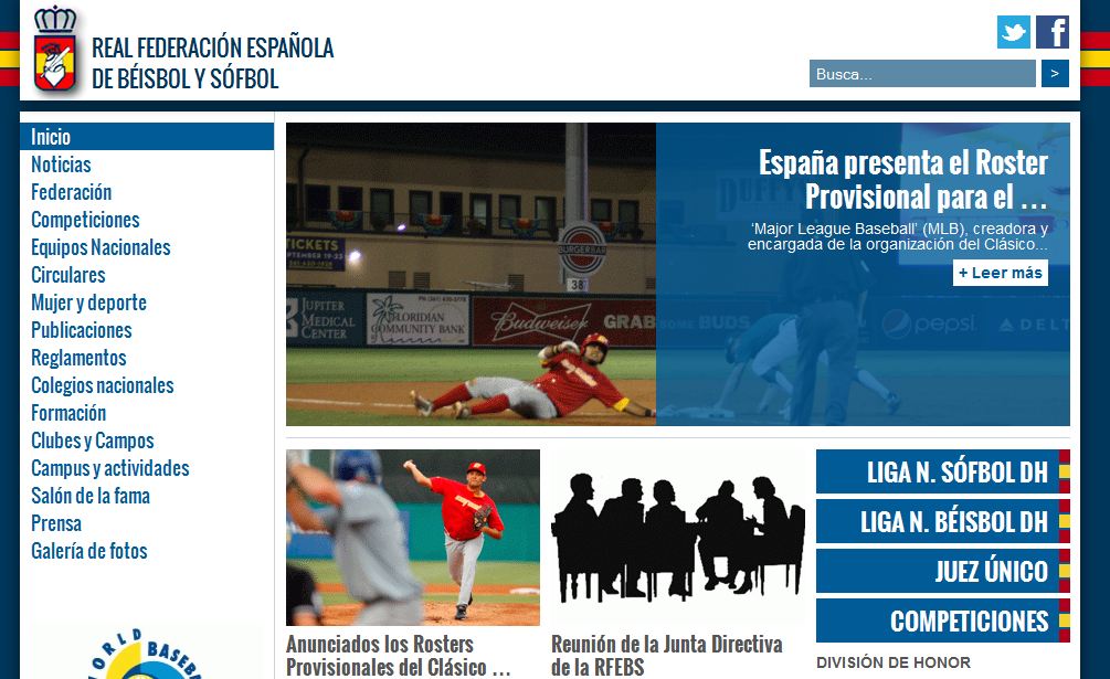 Spanish Baseball and Softball Federation Website
