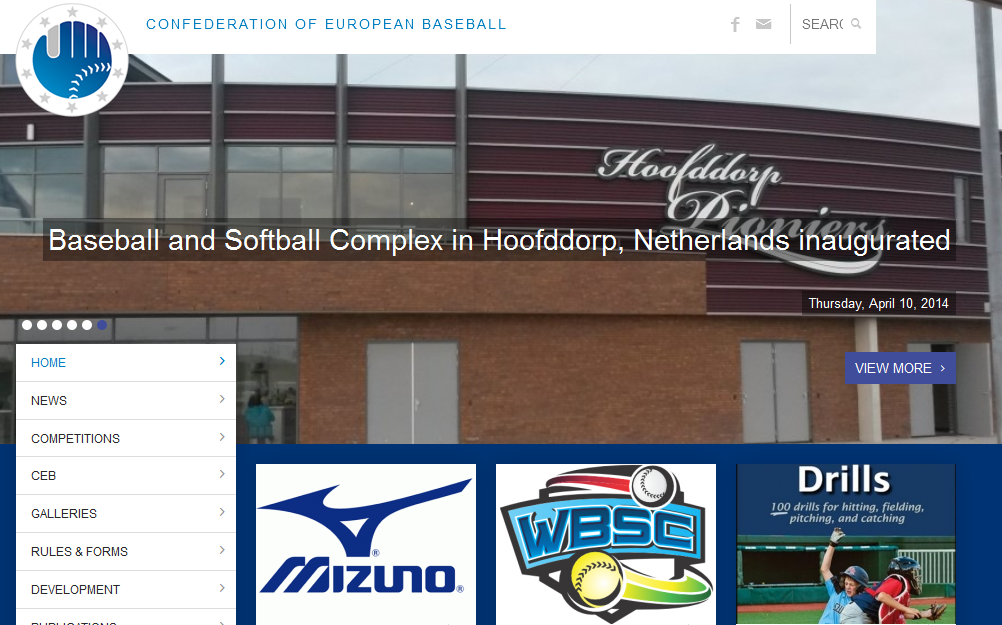 Baseballeurope Screen