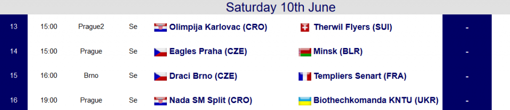 Schedule CEB day 4